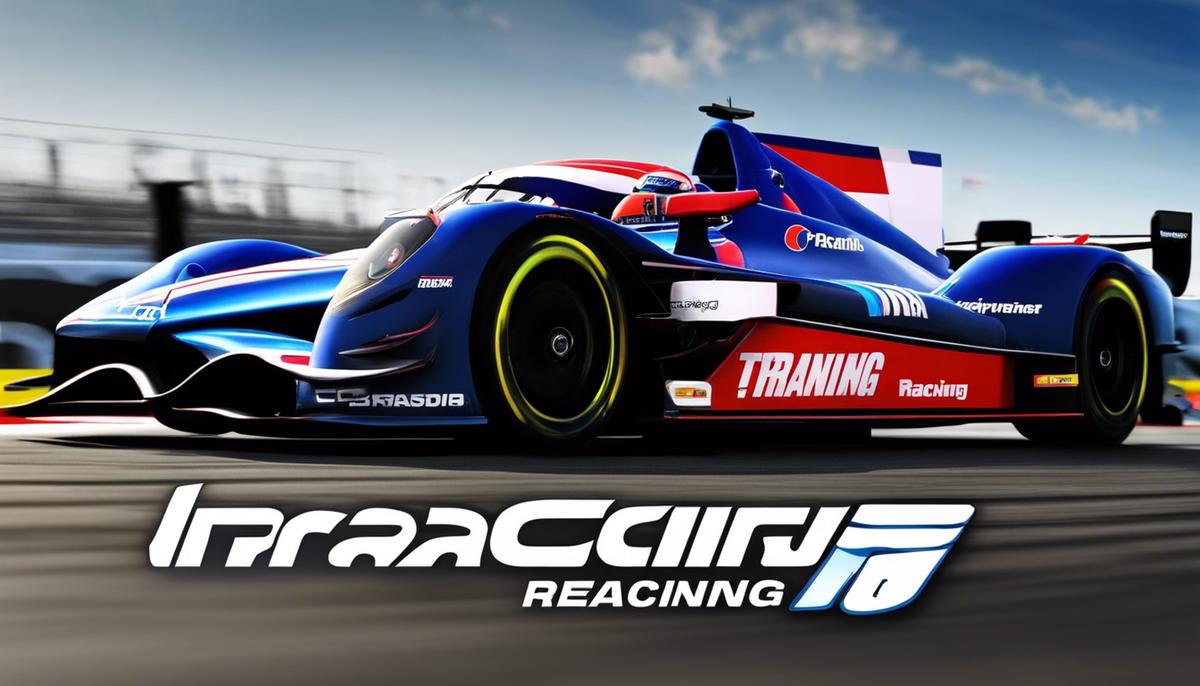 iRacing logo, a depiction of the iRacing brand logo with the text 'iRacing'